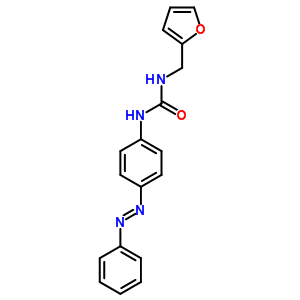 1-(2-Furylmethyl)-3-(4-phenyldiazenylphenyl)ureaStructure,6300-03-4Structure 1-(2-Furylmethyl)-3-(4-phenyldiazenylphenyl)urea Structure,6300-03-4Structure
