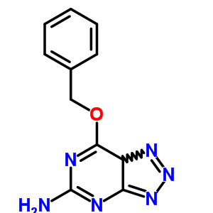 7-(苯基甲氧基)-3H-1,2,3-噻唑并[4,5-d]嘧啶-5-胺結(jié)構(gòu)式_6301-83-3結(jié)構(gòu)式
