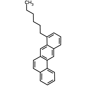 8-己基苯[a]蒽結(jié)構(gòu)式_63019-34-1結(jié)構(gòu)式