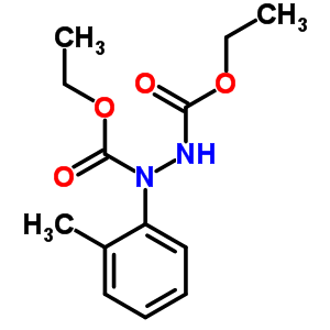 n-(乙氧基羰基氨基)-n-(2-甲基苯基)氨基甲酸乙酯結構式_6304-65-0結構式
