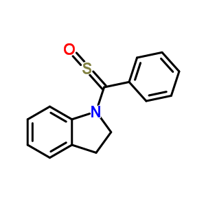 2,3-二氫-1-(苯基亞磺?；谆?-1H-吲哚結(jié)構(gòu)式_63075-91-2結(jié)構(gòu)式