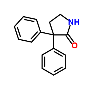 2-Pyrrolidinone,3,3-diphenyl-Structure,6309-36-0Structure 2-Pyrrolidinone,3,3-diphenyl- Structure,6309-36-0Structure