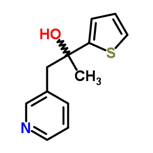 3-Pyridineethanol, a-methyl-a-2-thienyl-Structure,6311-98-4Structure 3-Pyridineethanol, a-methyl-a-2-thienyl- Structure,6311-98-4Structure