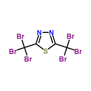 2,5-Bis(tribromomethyl)-1,3,4-thiadiazoleStructure,63140-62-5Structure 2,5-Bis(tribromomethyl)-1,3,4-thiadiazole Structure,63140-62-5Structure