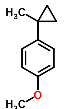 1-Methoxy-4-(1-methylcyclopropyl)benzeneStructure,63340-01-2Structure 1-Methoxy-4-(1-methylcyclopropyl)benzene Structure,63340-01-2Structure