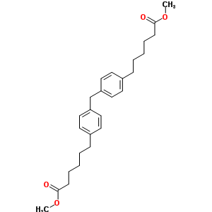 (6CI,8CI)-6,6-(亞甲基二-p-亞苯基)二己酸二甲酯結(jié)構(gòu)式_6337-79-7結(jié)構(gòu)式