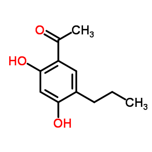1-(2,4-Dihydroxy-5-propylphenyl)ethan-1-oneStructure,63411-87-0Structure 1-(2,4-Dihydroxy-5-propylphenyl)ethan-1-one Structure,63411-87-0Structure