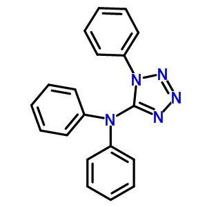 N,n,1-三苯基四唑-5-胺結(jié)構(gòu)式_63641-08-7結(jié)構(gòu)式