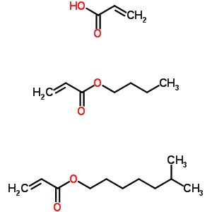 2-Propenoic acid, polymer with butyl 2-propenoate and isooctyl 2-propenoateStructure,63793-44-2Structure 2-Propenoic acid, polymer with butyl 2-propenoate and isooctyl 2-propenoate Structure,63793-44-2Structure