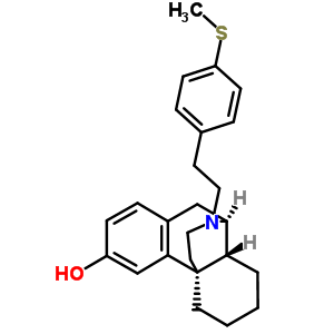 (-)-17-[P-(甲基硫代)苯乙基]嗎啡烷-3-醇結(jié)構(gòu)式_63868-02-0結(jié)構(gòu)式