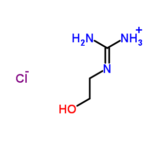 N-(2-羥基乙基)胍鹽酸鹽結(jié)構(gòu)式_63885-25-6結(jié)構(gòu)式