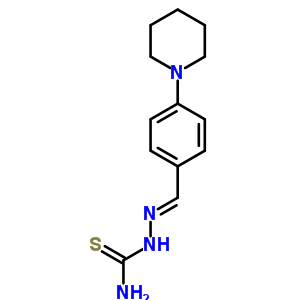 4-Piperidinobenzaldehyde thiosemicarbazoneStructure,63916-23-4Structure 4-Piperidinobenzaldehyde thiosemicarbazone Structure,63916-23-4Structure