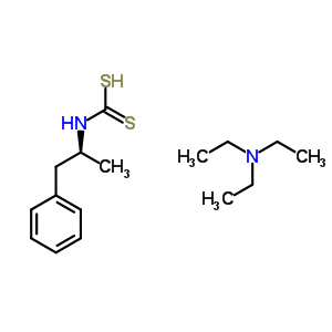 N,n-diethylethanamine (s)-(1-methyl-2-phenylethyl)carbamodithioateStructure,63949-91-7Structure N,n-diethylethanamine (s)-(1-methyl-2-phenylethyl)carbamodithioate Structure,63949-91-7Structure