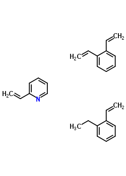 2-Ethenyl-pyridine polymer with diethenylbenzene and ethenylethylbenzeneStructure,63951-51-9Structure 2-Ethenyl-pyridine polymer with diethenylbenzene and ethenylethylbenzene Structure,63951-51-9Structure