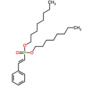 Phosphonic acid,(2-phenylethenyl)-, dioctyl ester (9ci)Structure,63979-75-9Structure Phosphonic acid,(2-phenylethenyl)-, dioctyl ester (9ci) Structure,63979-75-9Structure