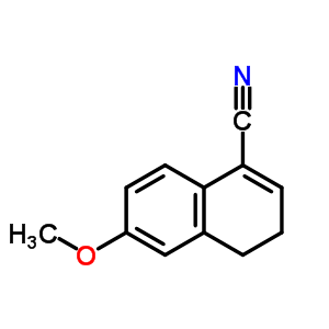 6-Methoxy-3,4-dihydro-1-naphthalenecarbonitrileStructure,6398-50-1Structure 6-Methoxy-3,4-dihydro-1-naphthalenecarbonitrile Structure,6398-50-1Structure