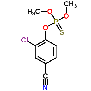 Thiophosphoric acid o,o-dimethyl o-(2-chloro-4-cyanophenyl) esterStructure,63981-11-3Structure Thiophosphoric acid o,o-dimethyl o-(2-chloro-4-cyanophenyl) ester Structure,63981-11-3Structure