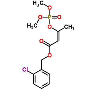 3-(二甲氧基膦氧基)-2-丁酸 2-氯芐酯結(jié)構(gòu)式_64011-78-5結(jié)構(gòu)式