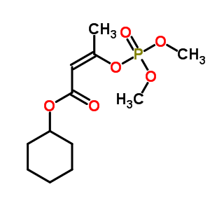 3-(二甲氧基膦氧基)-2-丁酸環(huán)己酯結(jié)構(gòu)式_64011-80-9結(jié)構(gòu)式