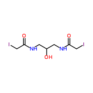 N,n-(2-hydroxytrimethylene)bis(iodoacetamide)Structure,64049-32-7Structure N,n-(2-hydroxytrimethylene)bis(iodoacetamide) Structure,64049-32-7Structure