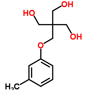 2-(Hydroxymethyl)-2-(m-tolyloxymethyl)-1,3-propanediolStructure,64049-36-1Structure 2-(Hydroxymethyl)-2-(m-tolyloxymethyl)-1,3-propanediol Structure,64049-36-1Structure