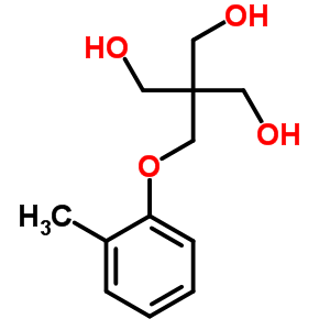2-(Hydroxymethyl)-2-(o-tolyloxymethyl)-1,3-propanediolStructure,64049-37-2Structure 2-(Hydroxymethyl)-2-(o-tolyloxymethyl)-1,3-propanediol Structure,64049-37-2Structure