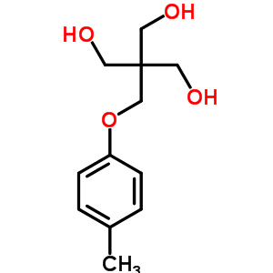 2-(Hydroxymethyl)-2-(p-tolyloxymethyl)-1,3-propanediolStructure,64049-38-3Structure 2-(Hydroxymethyl)-2-(p-tolyloxymethyl)-1,3-propanediol Structure,64049-38-3Structure