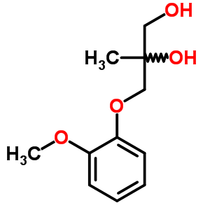3-(O-methoxyphenoxy)-2-methyl-1,2-propanediolStructure,64049-42-9Structure 3-(O-methoxyphenoxy)-2-methyl-1,2-propanediol Structure,64049-42-9Structure