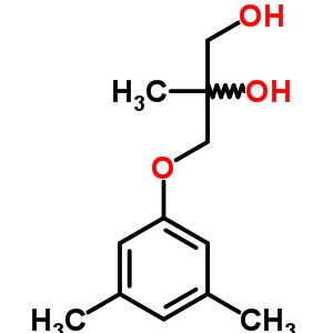 2-Methyl-3-(3,5-dimethylphenoxy)-1,2-propanediolStructure,64049-47-4Structure 2-Methyl-3-(3,5-dimethylphenoxy)-1,2-propanediol Structure,64049-47-4Structure
