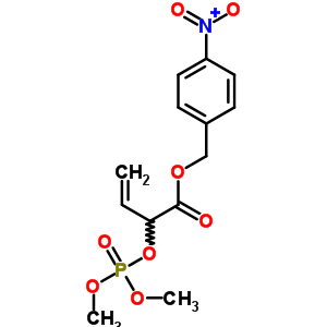 Dimethyl 1-(4-nitrobenzyloxycarbonyl)-1-propene-2-yl phosphateStructure,64050-55-1Structure Dimethyl 1-(4-nitrobenzyloxycarbonyl)-1-propene-2-yl phosphate Structure,64050-55-1Structure