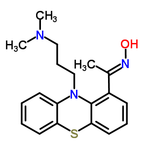 10-(3-Dimethylaminopropyl)-10h-phenothiazin-1-yl(methyl) ketone oximeStructure,64058-41-9Structure 10-(3-Dimethylaminopropyl)-10h-phenothiazin-1-yl(methyl) ketone oxime Structure,64058-41-9Structure