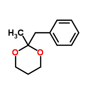 1,3-Dioxane,2-methyl-2-(phenylmethyl)-Structure,6413-86-1Structure 1,3-Dioxane,2-methyl-2-(phenylmethyl)- Structure,6413-86-1Structure
