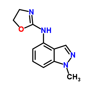 1-Methyl-4-(2-oxazolin-2-ylamino)indazoleStructure,64151-05-9Structure 1-Methyl-4-(2-oxazolin-2-ylamino)indazole Structure,64151-05-9Structure