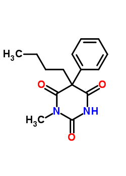 1-Methyl-5-phenyl-5-butylbarbituric acidStructure,64153-56-6Structure 1-Methyl-5-phenyl-5-butylbarbituric acid Structure,64153-56-6Structure