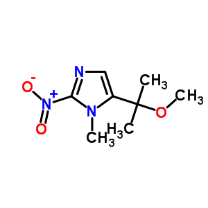 1-Methyl-2-nitro-5-(1-methoxy-1-methylethyl)-1h-imidazoleStructure,64157-82-0Structure 1-Methyl-2-nitro-5-(1-methoxy-1-methylethyl)-1h-imidazole Structure,64157-82-0Structure