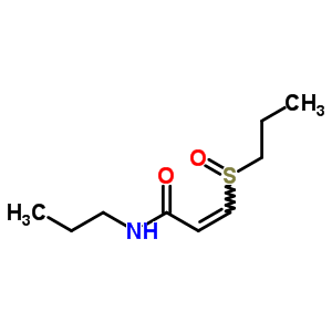 2-Propenamide,n-propyl-3-(propylsulfinyl)-, (z)-(9ci)Structure,64242-10-0Structure 2-Propenamide,n-propyl-3-(propylsulfinyl)-, (z)-(9ci) Structure,64242-10-0Structure