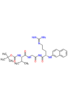 Tert-butyloxycarbonyl-valyl-glycyl-arginine-2-naphthylamideStructure,64309-42-8Structure Tert-butyloxycarbonyl-valyl-glycyl-arginine-2-naphthylamide Structure,64309-42-8Structure