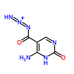 6-氨基-1,2-二氫-2-氧代-5-嘧啶羰基疊氮化物結(jié)構(gòu)式_64623-42-3結(jié)構(gòu)式