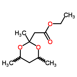 1,3-Dioxane-2-aceticacid, 2,4,6-trimethyl-, ethyl esterStructure,6472-11-3Structure 1,3-Dioxane-2-aceticacid, 2,4,6-trimethyl-, ethyl ester Structure,6472-11-3Structure