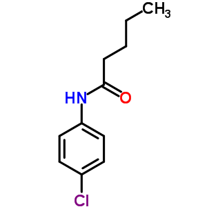 N-(4-氯苯基)戊酰胺結(jié)構(gòu)式_65113-27-1結(jié)構(gòu)式
