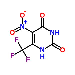 5-Nitro-6-(trifluoromethyl)-1h-pyrimidine-2,4-dioneStructure,652-43-7Structure 5-Nitro-6-(trifluoromethyl)-1h-pyrimidine-2,4-dione Structure,652-43-7Structure