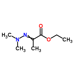 Propanoic acid,2-(2,2-dimethylhydrazinylidene)-, ethyl esterStructure,65296-08-4Structure Propanoic acid,2-(2,2-dimethylhydrazinylidene)-, ethyl ester Structure,65296-08-4Structure