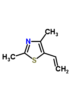 Thiazole, 5-ethenyl-2,4-dimethyl-Structure,65505-18-2Structure Thiazole, 5-ethenyl-2,4-dimethyl- Structure,65505-18-2Structure
