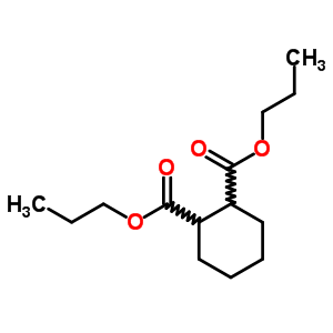 環(huán)己烷-1,2-二羧酸二丙酯結(jié)構(gòu)式_65646-25-5結(jié)構(gòu)式