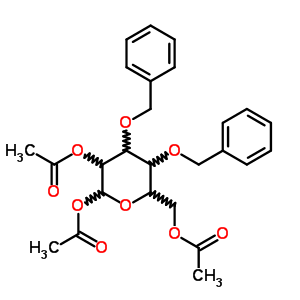 1,2,6-Tri-o-acetyl-3,4-di-o-benzylhexopyranoseStructure,65827-57-8Structure 1,2,6-Tri-o-acetyl-3,4-di-o-benzylhexopyranose Structure,65827-57-8Structure