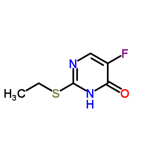 2-Ethylsulfanyl-5-fluoro-3h-pyrimidin-4-oneStructure,659-00-7Structure 2-Ethylsulfanyl-5-fluoro-3h-pyrimidin-4-one Structure,659-00-7Structure