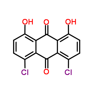 9,10-Anthracenedione,1,8-dichloro-4,5-dihydroxy-Structure,66227-51-8Structure 9,10-Anthracenedione,1,8-dichloro-4,5-dihydroxy- Structure,66227-51-8Structure