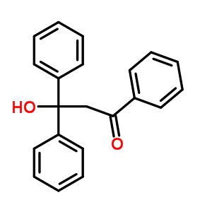 1-Propanone,3-hydroxy-1,3,3-triphenyl-Structure,6624-02-8Structure 1-Propanone,3-hydroxy-1,3,3-triphenyl- Structure,6624-02-8Structure