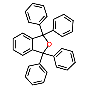 Isobenzofuran,1,3-dihydro-1,1,3,3-tetraphenyl-Structure,6624-06-2Structure Isobenzofuran,1,3-dihydro-1,1,3,3-tetraphenyl- Structure,6624-06-2Structure
