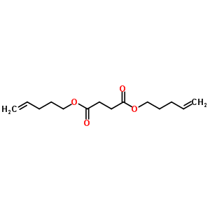 Butanedioic acid,1,4-di-4-penten-1-yl esterStructure,6624-62-0Structure Butanedioic acid,1,4-di-4-penten-1-yl ester Structure,6624-62-0Structure
